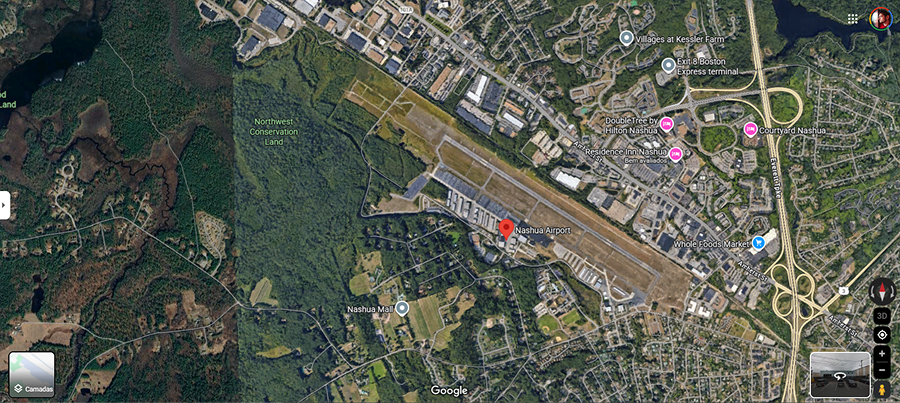 Map view of Infinity Aviation at Nashua Airport (KASH)